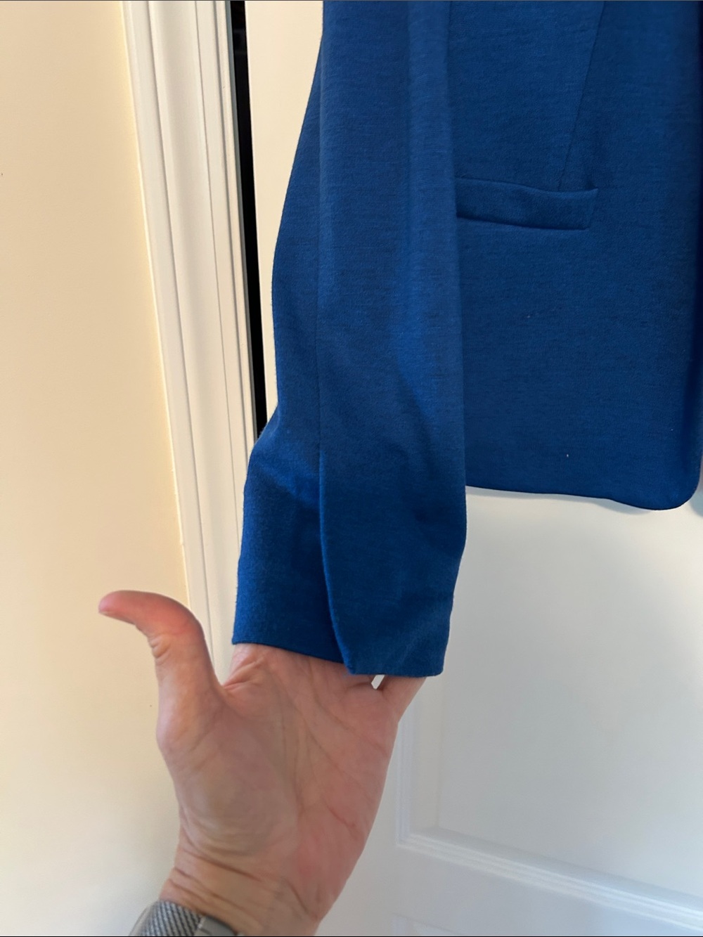 Michael Kors Royal Blue Knit Blazer - Picture 5 of 7